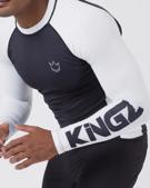 KINGZ Ranked Performance V2 L/S Rashguard-white